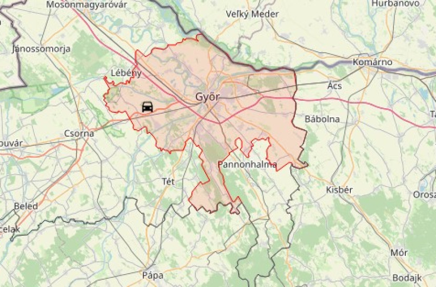 Kamion és személyautó ütközött az M85-ösön, Enesénél